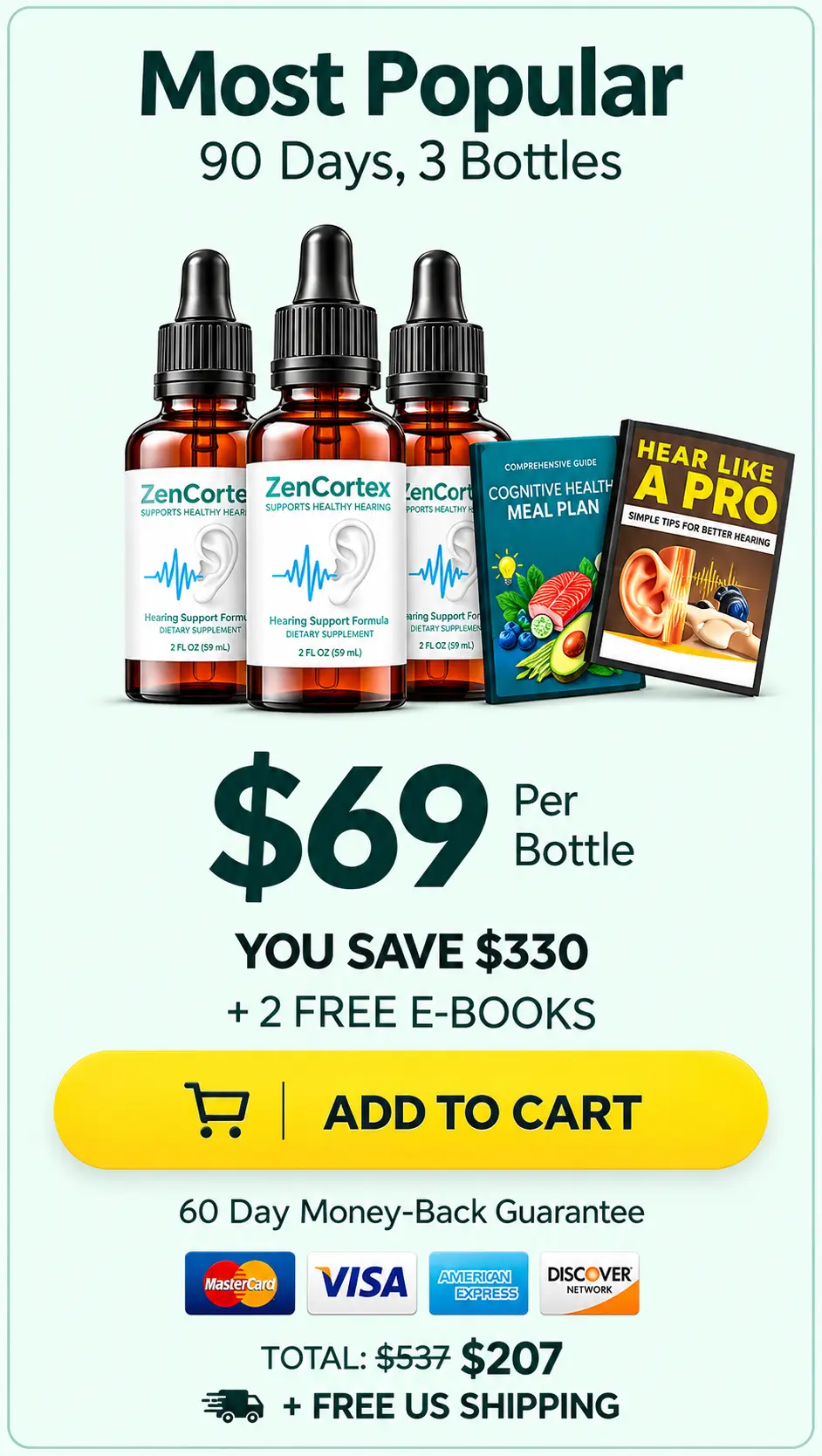 ZenCortex 3 Bottle Price